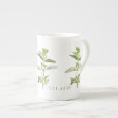 FRESH OREGANO Bone China Mok (Voorkant rechts)