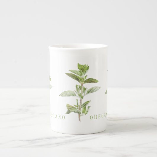FRESH OREGANO Bone China Mok (Voorkant)