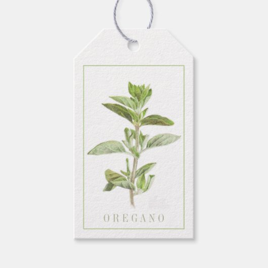 FRESH OREGANO Cadeau Labels Cadeaulabel (Voorkant)