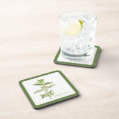 FRESH OREGANO Hard Plastic Onderzetters (+tekst) G (Rechterzijde)