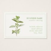 FRESH OREGANO Oceana Visitekaartje (Voorkant)