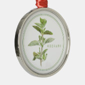 FRESH OREGANO Premium Rond Ornament (Rechts)