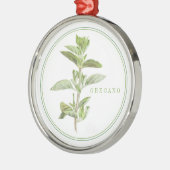 FRESH OREGANO Premium Rond Ornament (Links)