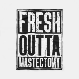 Fresh Outta Chirurgie - Borstkanker Awareness Mast Fleece Deken