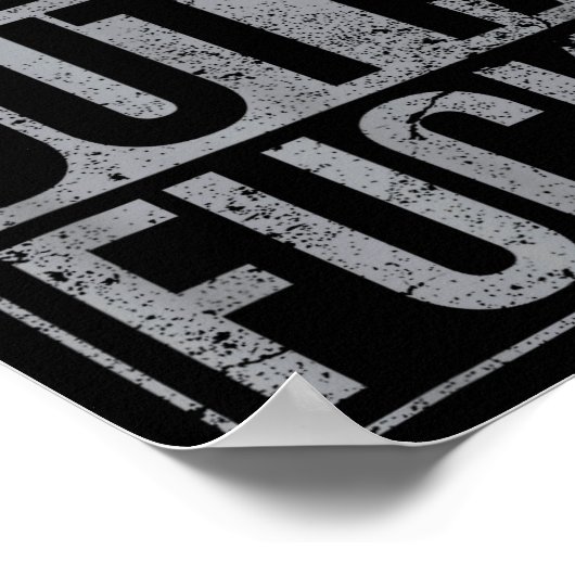 Fresh Outta Fors Funny Sarcasm  Poster (Hoek)