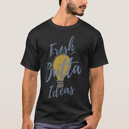 Fresh Outta Ideas 80s retro T-shirt (Voorkant)