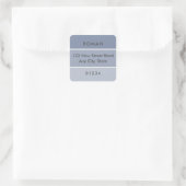 Fresh Paint Adres Blauwe Verfchip Label (Tas)