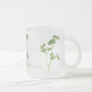 FRESH PARSLEY Frosted Glass Mok