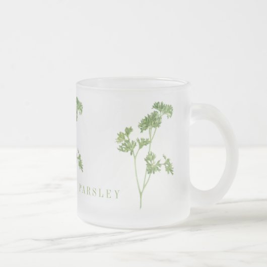 FRESH PARSLEY Frosted Glass Mok (Rechts)