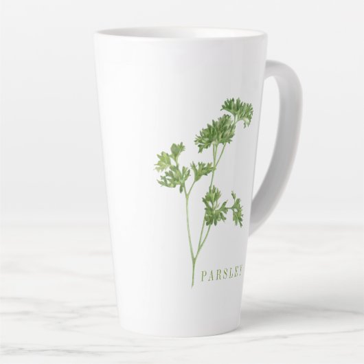 FRESH PARSLEY Tall Latte Mok (Rechterhoek)