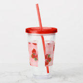 Fresh Picked Tumbler  Strawberry Fruit Acrylic Cup Acryl Drinkbeker (Links)