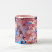 Fresh Pink Sakura Garland, Blue Sky Mok (Midden)