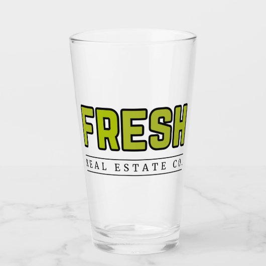 FRESH Pint Glass Glas (Voorkant)