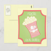 Fresh Popcorn Briefkaart (Voorkant / Achterkant)