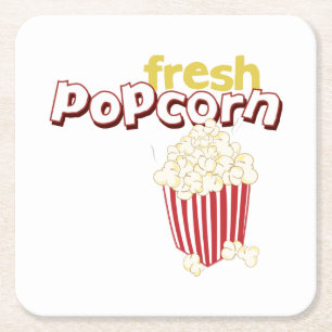Fresh Popcorn Kartonnen Onderzetters