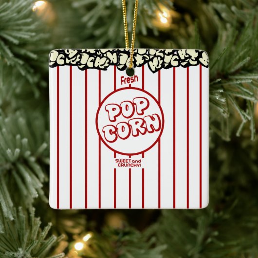 Fresh Popcorn Keramisch Ornament (Boom)