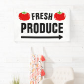 Fresh Produce Farmer's Market Tomato Sign Banner (Insitu)