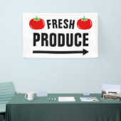 Fresh Produce Farmer's Market Tomato Sign Banner (Beurs)