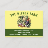 Fresh Produce Farmers Visitekaartje (Achterkant)