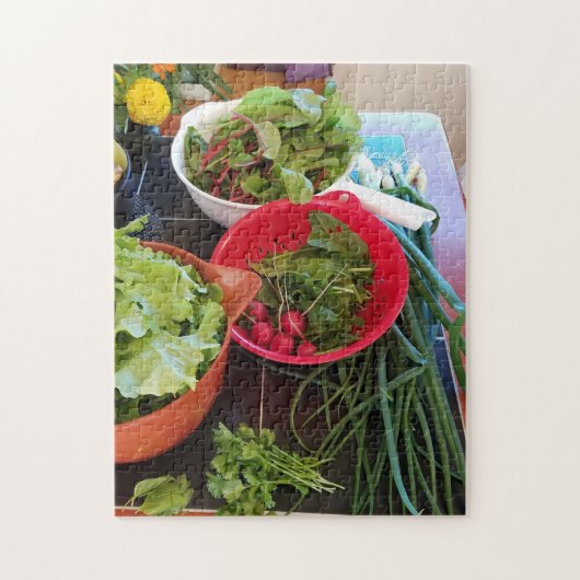 Fresh Produce Garden Goodness Harvest Time Legpuzzel (Verticaal)