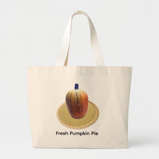 Fresh Pumpkin Pie Canvas tas (Voorkant)