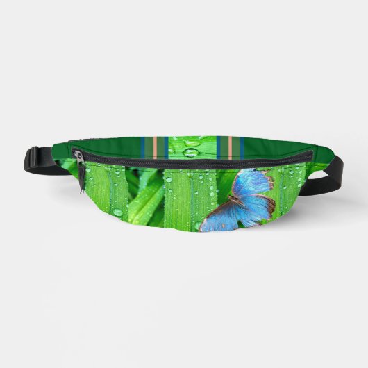 Fresh rain with butterfly fanny pack. heuptasje (Voorkant)