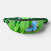 Fresh rain with butterfly fanny pack. heuptasje (Liggend)