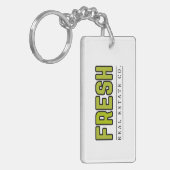 FRESH rechthoekige sleutelhanger (Voorkant Links)
