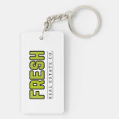 FRESH rechthoekige sleutelhanger (achterkant)