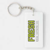 FRESH rechthoekige sleutelhanger (Voorkant)
