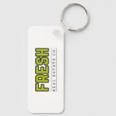 FRESH rechthoekige sleutelhanger (Achterkant)