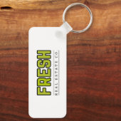 FRESH rechthoekige sleutelhanger (Achterkant)