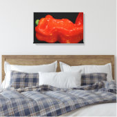 Fresh Red Bell Pepper Canvas Afdruk (Insitu (Slaapkamer))