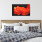 Fresh Red Bell Pepper Canvas Afdruk (Insitu (Slaapkamer))