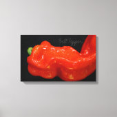 Fresh Red Bell Pepper Canvas Afdruk (Voorkant)