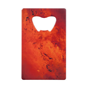 Fresh Red Hot Lava Creditkaart Flessenopener