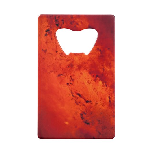 Fresh Red Hot Lava Creditkaart Flessenopener (Voorkant)