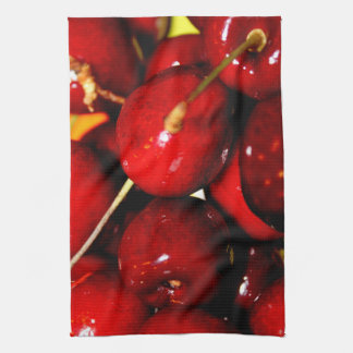 Fresh Ripe Cherries Kitchen Towel Theedoek