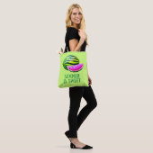 Fresh, Ripe Watermelon with Summer Vibes Tote Bag (Op model)