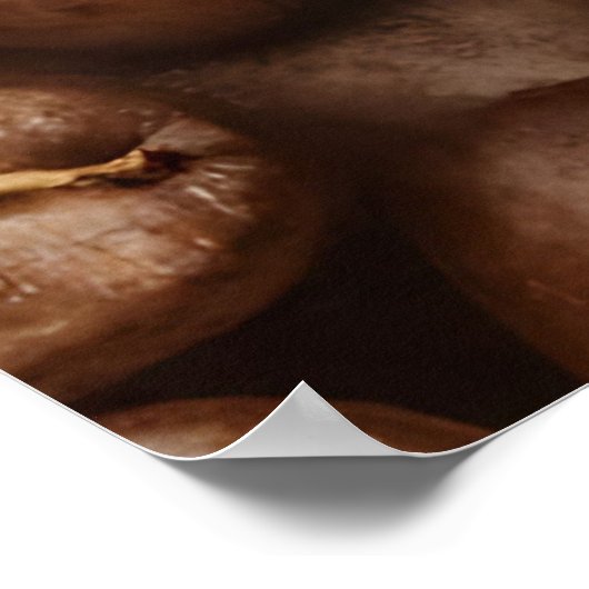 Fresh Roasted Coffee Beans Steam Aroma Poster (Hoek)