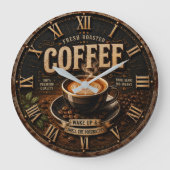 Fresh Roasted Coffee Grote Klok (Voorkant)