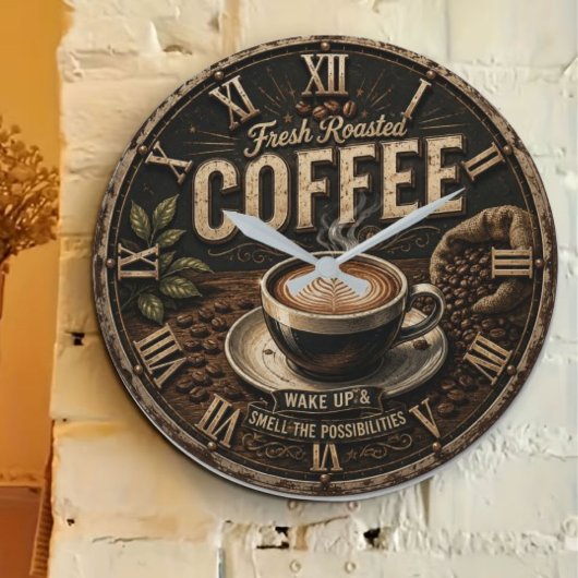Fresh Roasted Coffee Rustic Farmhouse Grote Klok