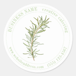 FRESH ROSEMARY Biz ID Grote ronde Stickers