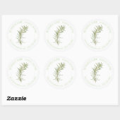 FRESH ROSEMARY Biz ID Grote ronde Stickers (Vel)