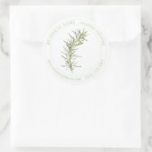 FRESH ROSEMARY Biz ID Grote ronde Stickers (Tas)