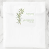 FRESH ROSEMARY Biz ID Grote Vierkante Stickers (Tas)