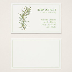 FRESH ROSEMARY Oceana Visitekaartje