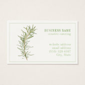 FRESH ROSEMARY Oceana Visitekaartje (Voorkant)