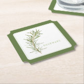 FRESH ROSEMARY Ticket Paper Onderzetter (+tekst) G (Gekanteld)