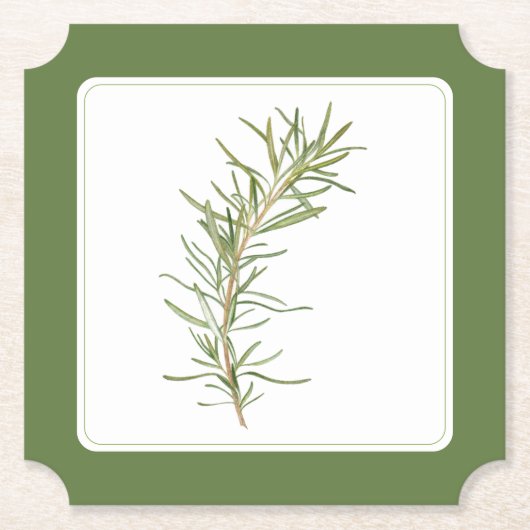 FRESH ROSEMARY Ticket Paper Onderzetter (-text) Gr (Voorkant)